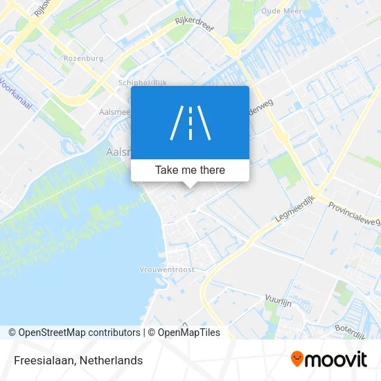 Freesialaan map