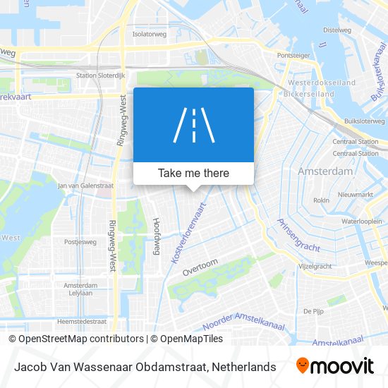 Jacob Van Wassenaar Obdamstraat map