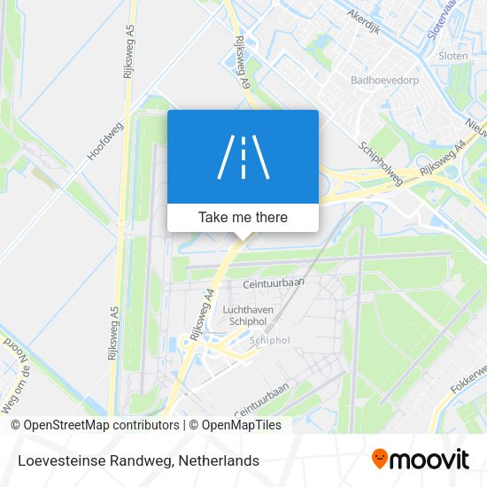 Loevesteinse Randweg map