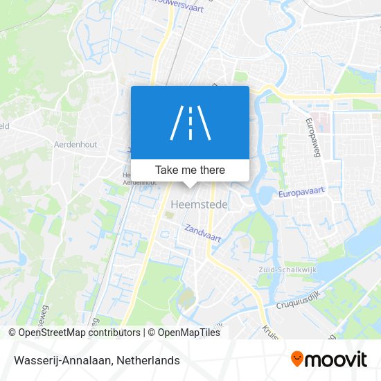 Wasserij-Annalaan map