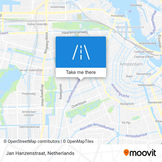 Jan Hanzenstraat map