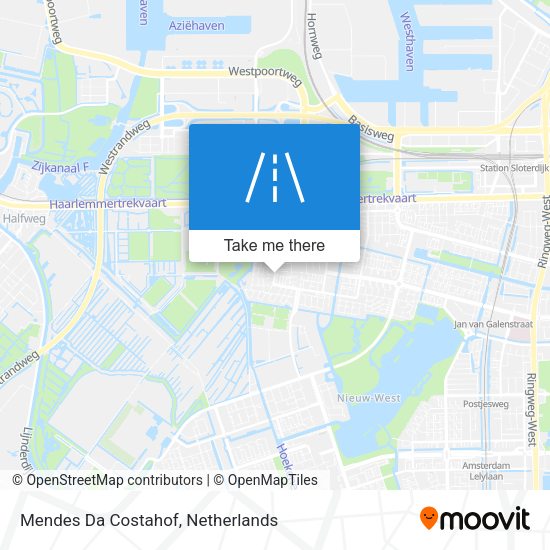 Mendes Da Costahof map