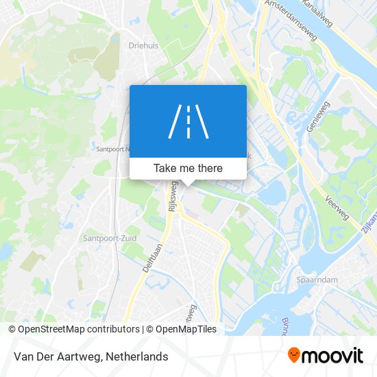 Van Der Aartweg map