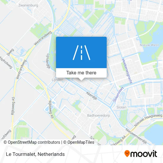 Le Tourmalet map
