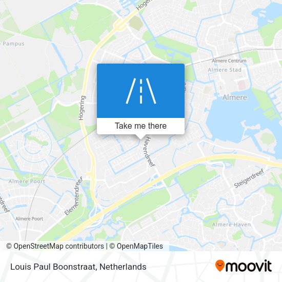 Louis Paul Boonstraat map