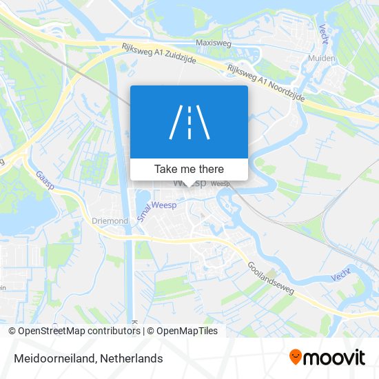 Meidoorneiland map