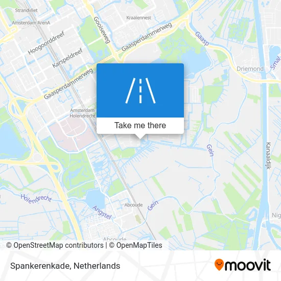 Spankerenkade map