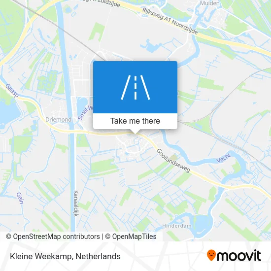 Kleine Weekamp map