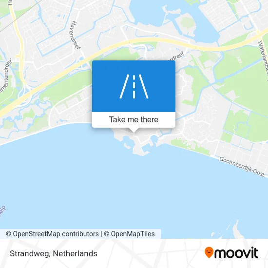 Strandweg map