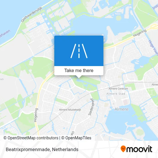 Beatrixpromenmade map