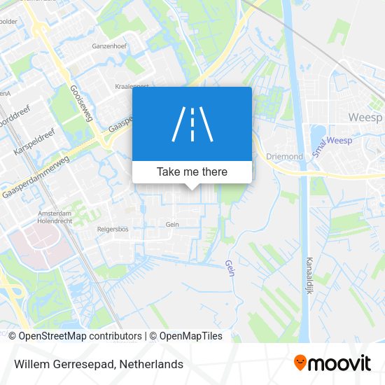 Willem Gerresepad map