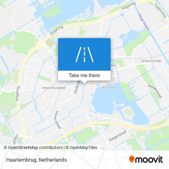 Haarlembrug Karte