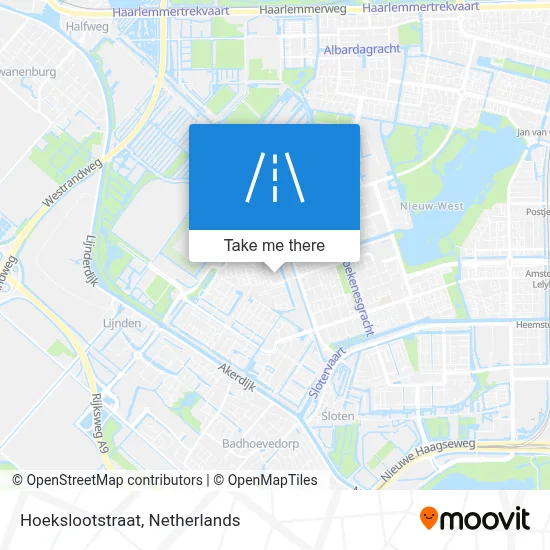 Hoekslootstraat map