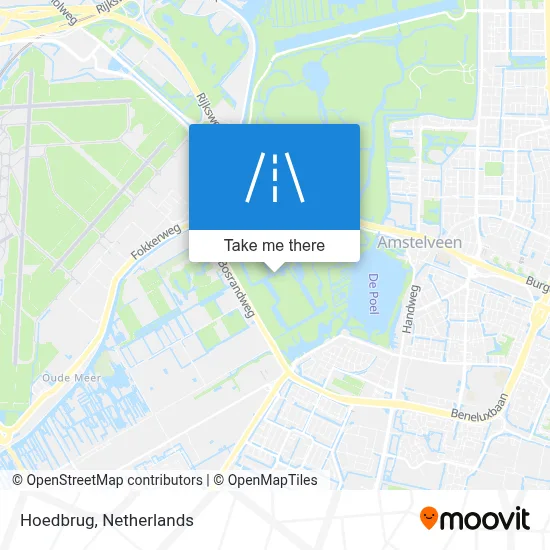 Hoedbrug map