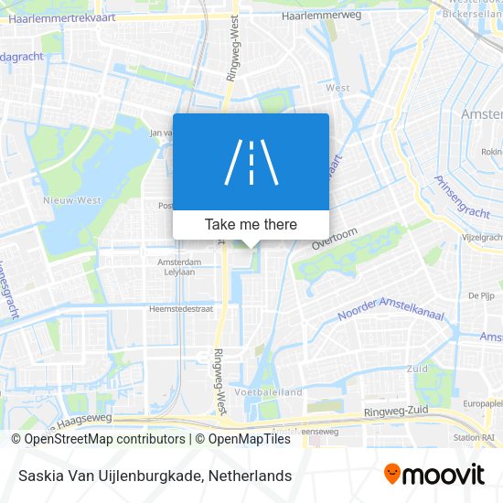 Saskia Van Uijlenburgkade map
