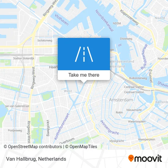 Van Hallbrug map