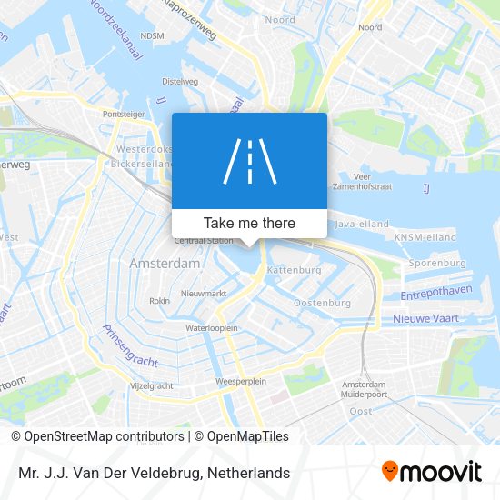 Mr. J.J. Van Der Veldebrug map