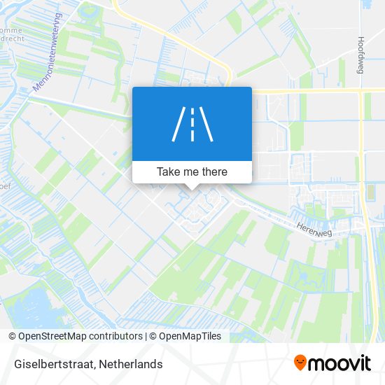 Giselbertstraat map