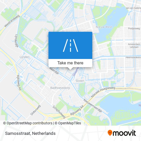 Samosstraat map