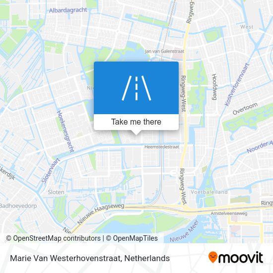 Marie Van Westerhovenstraat map