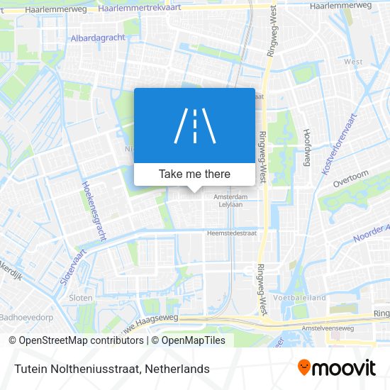 Tutein Noltheniusstraat map