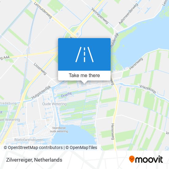 Zilverreiger map