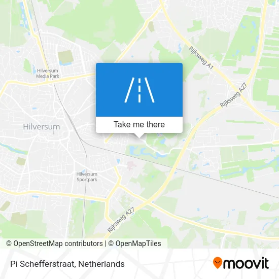 Pi Schefferstraat map