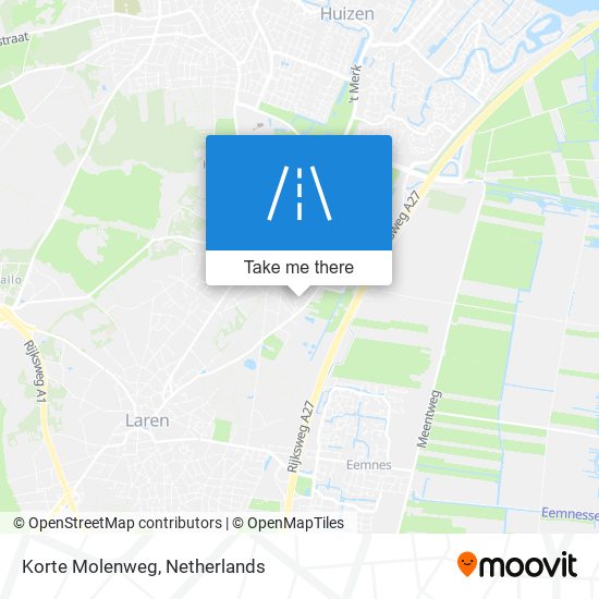 Korte Molenweg Karte