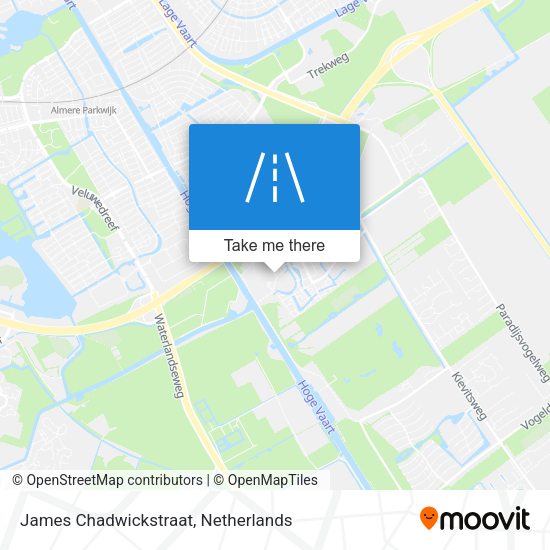 James Chadwickstraat map