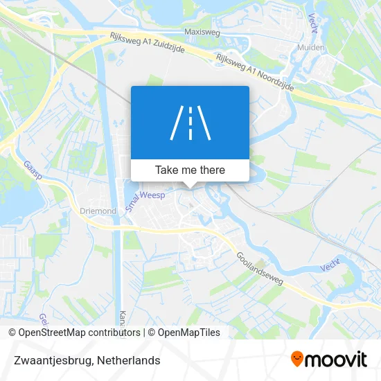 Zwaantjesbrug map