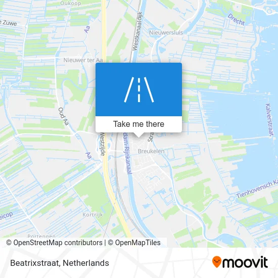 Beatrixstraat map