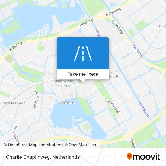 Charlie Chaplinweg map