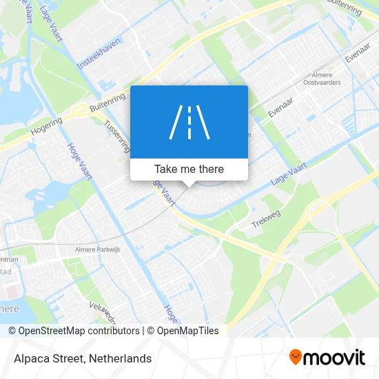 Alpacastraat map