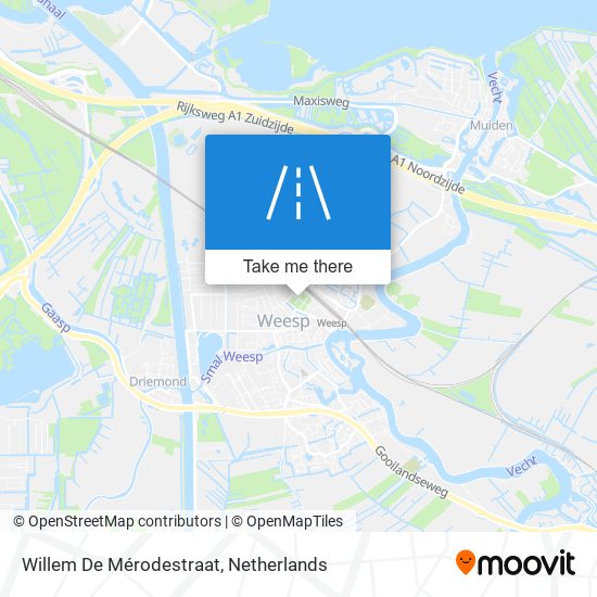 Willem De Mérodestraat Karte