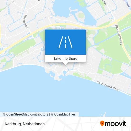 Kerkbrug map