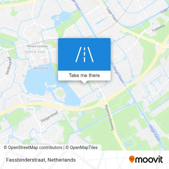 Fassbinderstraat map