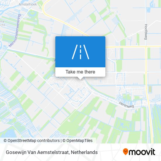 Gosewijn Van Aemstelstraat map