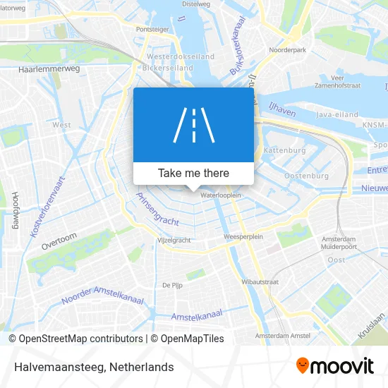 Halvemaansteeg map