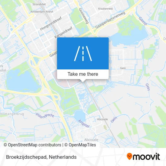 Broekzijdschepad map
