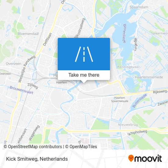 Kick Smitweg map