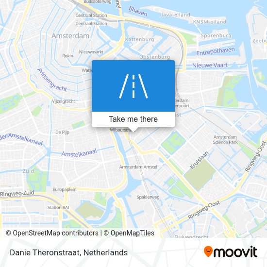 Danie Theronstraat map