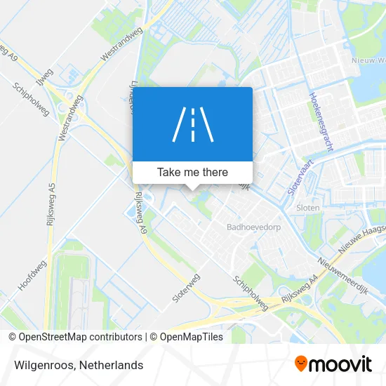 Wilgenroos map