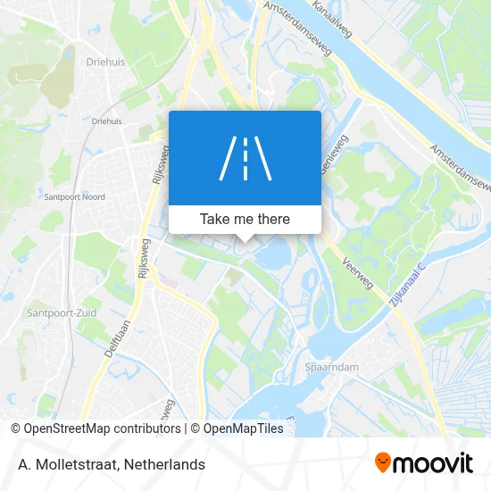 A. Molletstraat map