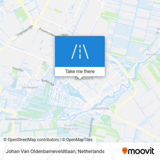 Johan Van Oldenbarneveldtlaan map