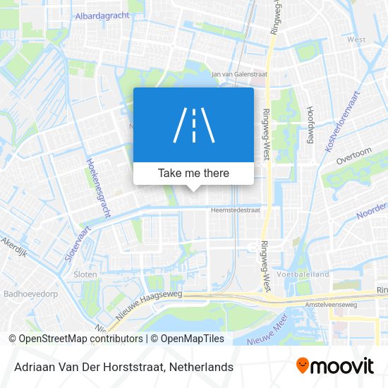 Adriaan Van Der Horststraat map