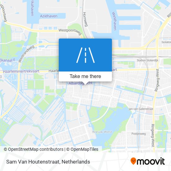 Sam Van Houtenstraat Karte