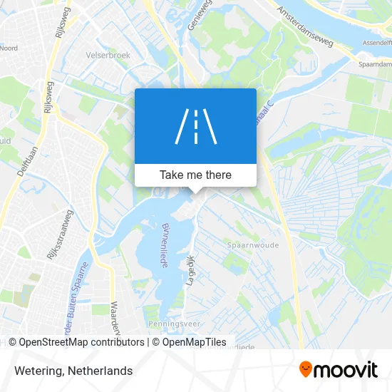 Wetering map