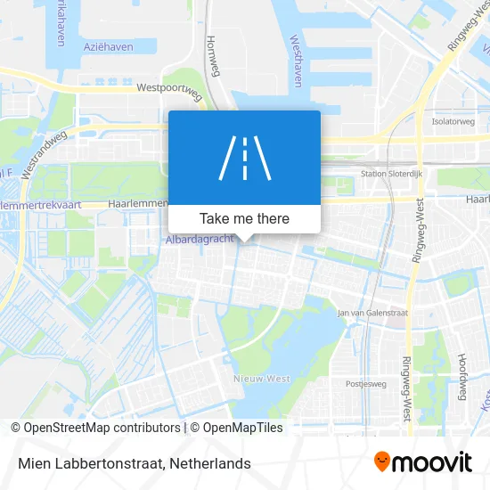 Mien Labbertonstraat map