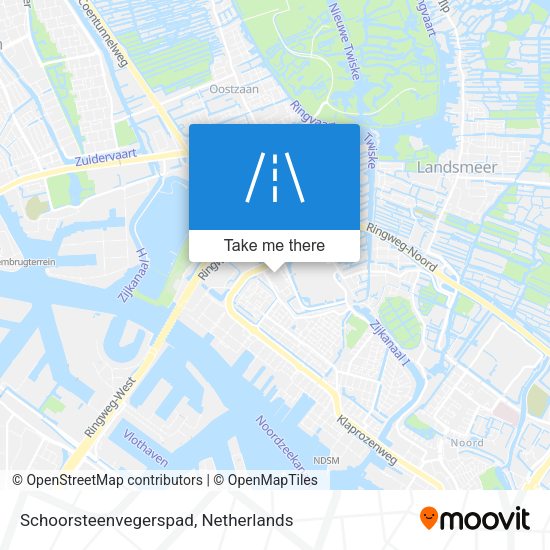 Schoorsteenvegerspad map
