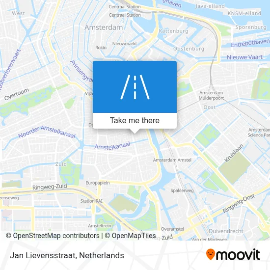 Jan Lievensstraat map